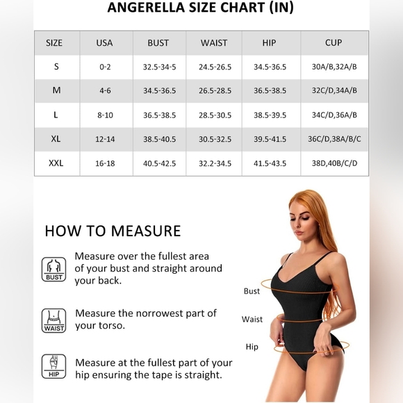 High Waisted Ribbed Swimsuit - Picture 5 of 5